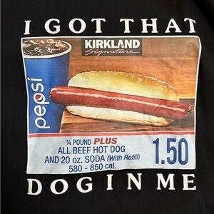 Kirkland Signature Dog T-Shirt - Black